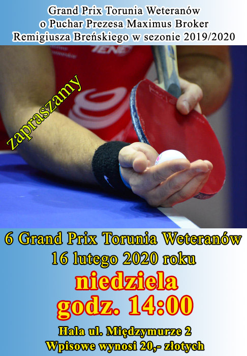 6 GP Weteranów 2019/2020